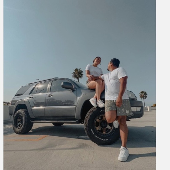 RYOKO RAIN SHORTS - All-over Logo Mesh Basketball Unisex Adult Small Streetwear - Picture 4 of 15